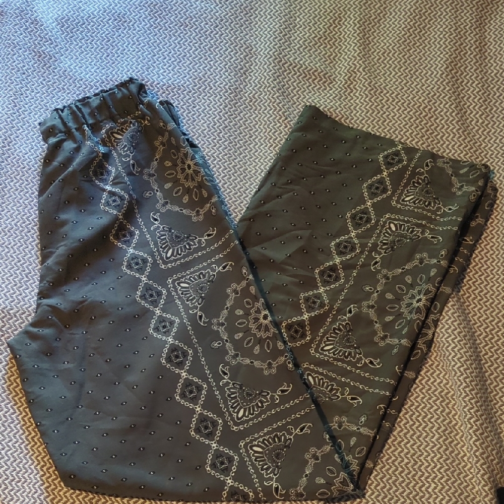 Dynamite Charcoal Patterned Pants